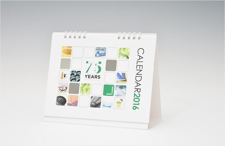 マン ウント フンメル ジャパン株式会社様 21年 令和3年 版オリジナル卓上カレンダー作成 制作 卓カレ